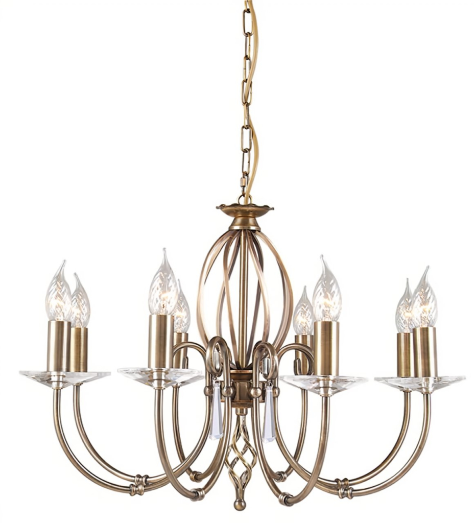 ELSTEAD AG8-AGED-BRASS люстра (AG8 AGED BRASS)